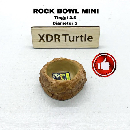 ROCK BOWL SIZE MINI / FEEDING WATER DISH IGGUANA KADAL BEARDED DRAGON