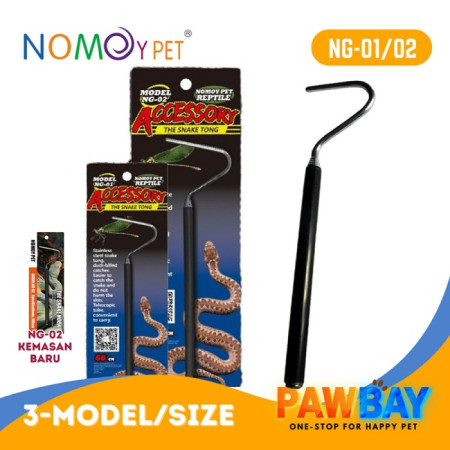 SNAKE HOOK RETRACTABLE TONGKAT STAINLESS PENGAIT PENANGKAP ULAR NOMOY - NG01/02, 66CM