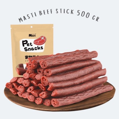 Masti beef stick dog snack cemilan anjing camilan anjing jerky beef