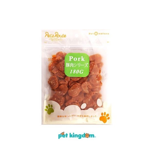 Petz Route 180 Gr Camilan Anjing Keripik Daging Babi Dengan Keju