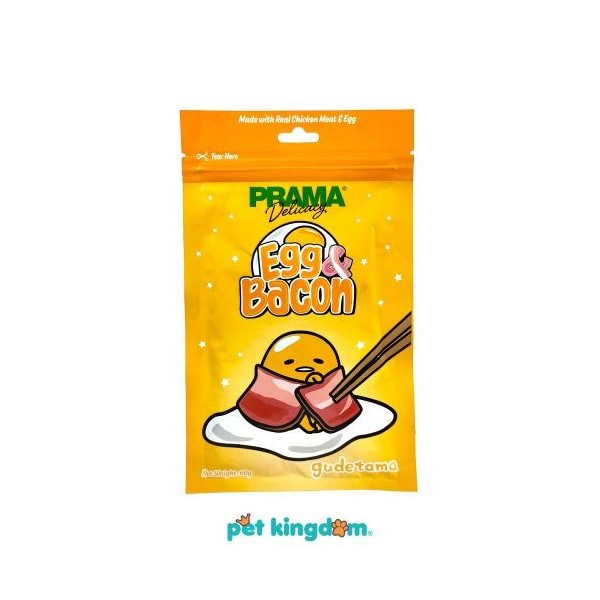 Prama 60 Gr Camilan Anjing Egg Bacon