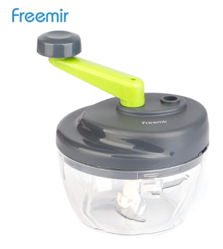 freemir Chopper Manual Alat Penggiling Penghalus Putar Bumbu Serbaguna