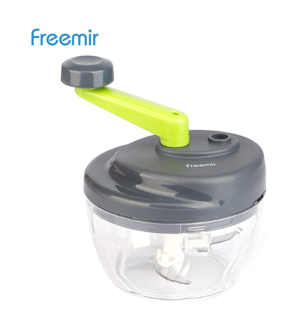 freemir Chopper Manual Alat Penggiling Penghalus Putar Bumbu Serbaguna