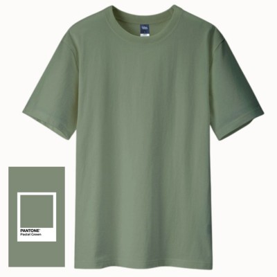 KAOS BASIC- SAGE GREEN [ COTTON COMBED 30s OEKO-TEX]|