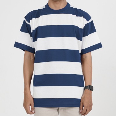 Fairgoods Kaos OVERSIZE STRIPE White Navy