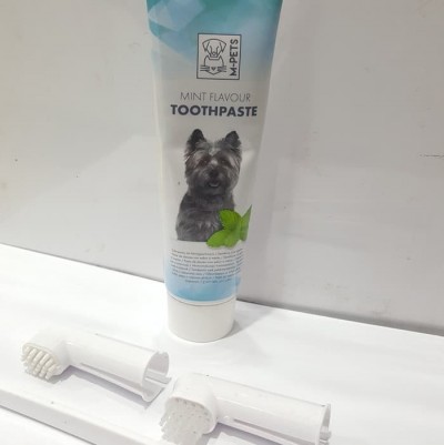 M Pets Dental Care Set Peralatan Kesehatan Mulut Gigi Anjing