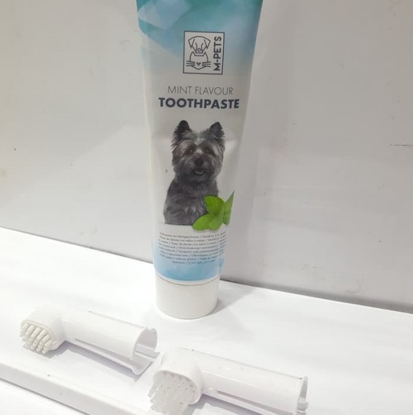 M Pets Dental Care Set Peralatan Kesehatan Mulut Gigi Anjing