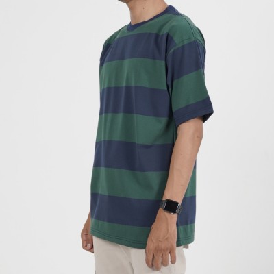 Fairgoods Kaos OVERSIZE STRIPE Green Navy