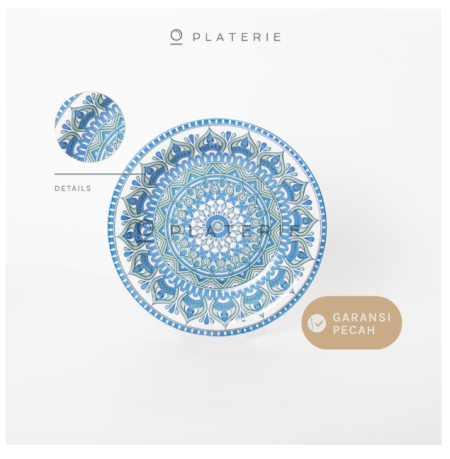 PIRING PORCELAIN OMEGA PLATE 9 INCH BOHEMIAN MOTIF