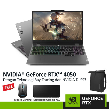 LENOVO LOQ 15IRX9 GeForce RTX™ 4050 - i5 13450HX 8GB 512GB SSD
