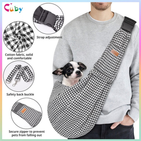 Tas Hewan Peliharaan Tas Portabel Anjing Pembawa Peralatan Bepergian L