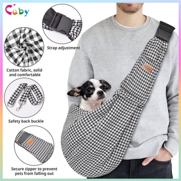 Tas Hewan Peliharaan Tas Portabel Anjing Pembawa Peralatan Bepergian L