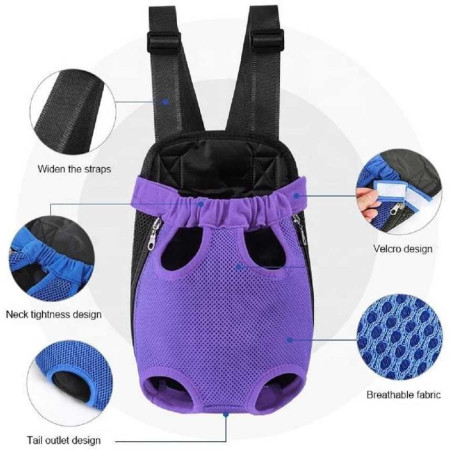 Tas Gendongan Ransel Anjing Kucing Hewan Peliharaan Pet Carrier Size L