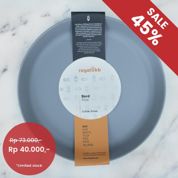 Piring Makan Melamin Premium RoyalVKB Dinner Plate Original 24 cm