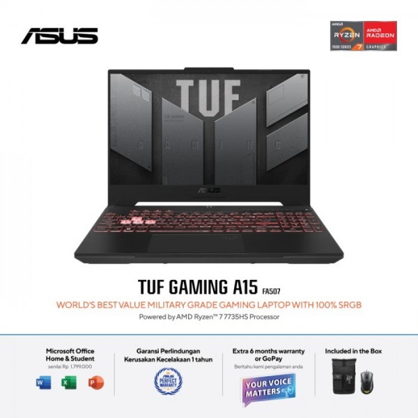 ASUS TUF Gaming A15 FA507NU-R545K6M-O - Mecha Gray