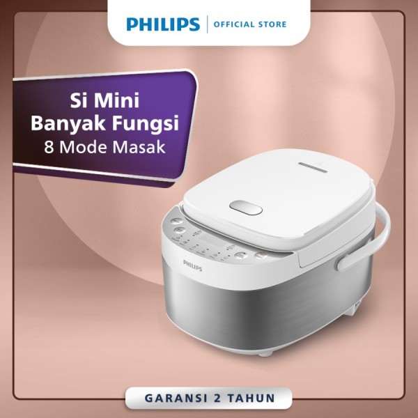 Philips Digital Mini Rice Cooker 0.85L HD3170/33 - 8 Menus - Regular