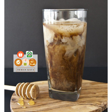 Gelas Kaca Kotak Hokaido / Gelas Aesthetic Jus / Gelas Susu Cafe