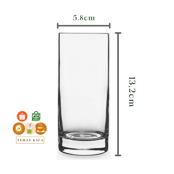 Gelas Kaca Susu / Gelas Jus / Gelas Tinggi SWISS / Gelas Kaca Bening