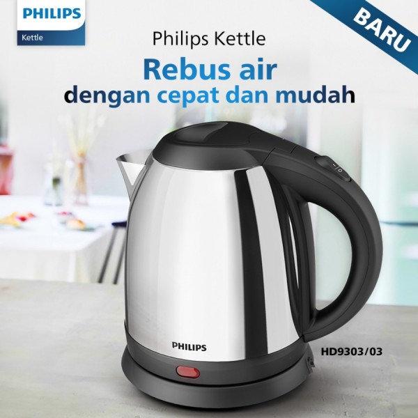 Philips Kettle Stainless Steel - HD9303/03 - Regular