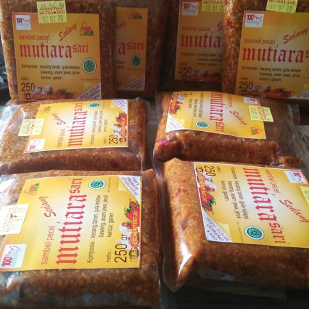 SAMBEL PECEL MUTIARA SARI & BAROKAH - pedas sedang, 250g