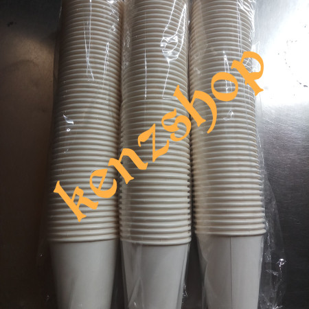 PAPER CUP 8OZ / GELAS KERTAS KOPI TAHAN PANAS - Polos