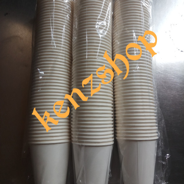 PAPER CUP 8OZ / GELAS KERTAS KOPI TAHAN PANAS - Polos