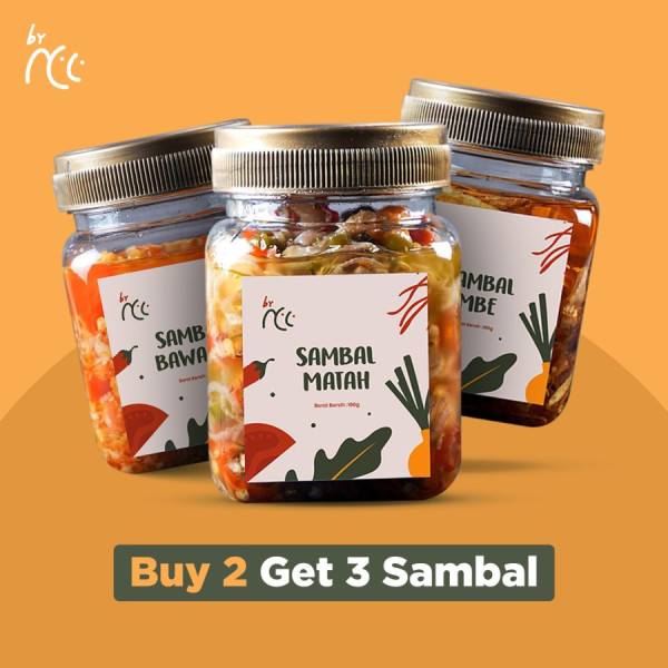 By NCC Bundling Sambal Mbe & Sambal Matah Free Sambal Bawang 160gr