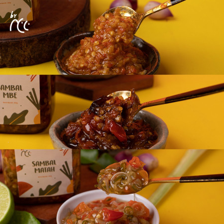 By NCC Bundling Sambal Mbe & Sambal Matah Free Sambal Bawang 160gr