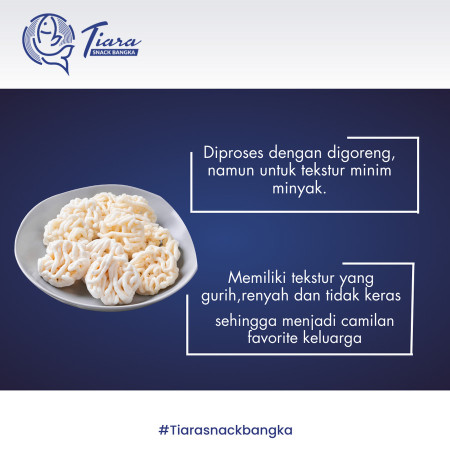 KERUPUK KERITING IKAN TENGGIRI ASLI BANGKA/KERUPUK BANGKA/SNACK BANGKA