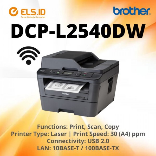 Printer Wireless Brother Laser Jet DCP-L2540DW