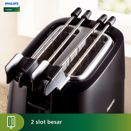 Philips Toaster Bunwarmer with Sandwich Rack - HD2583/90 - Regular