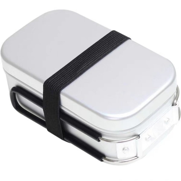 Messtin Nesting Kotak Kukusan Outdoor Camping Hiking - Messtin Silver