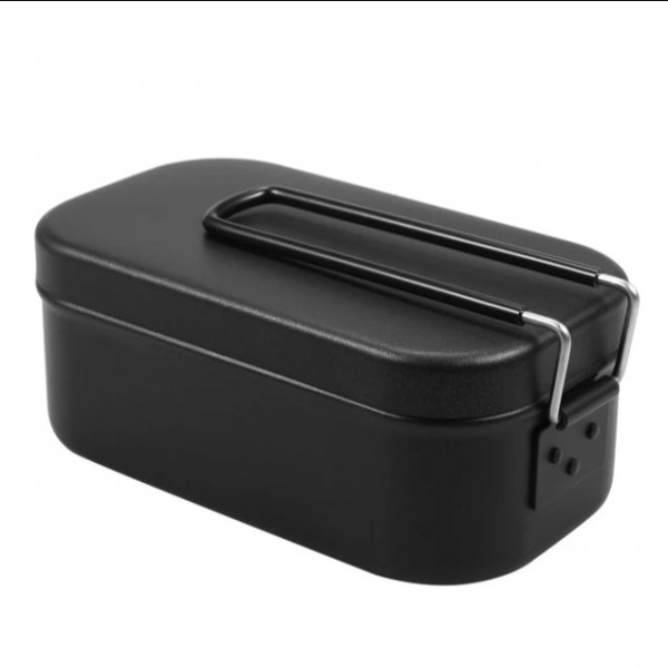 Messtin Nesting Kotak Kukusan Outdoor Camping Hiking - Messtin Silver