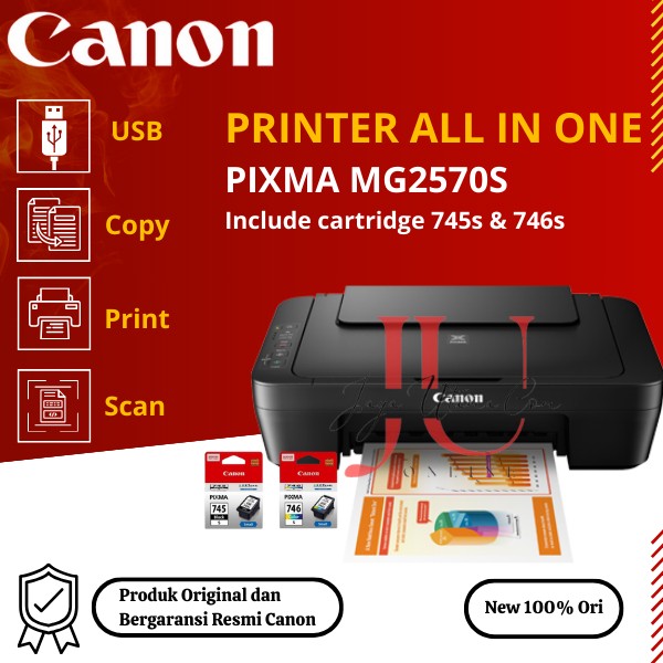 PRINTER CANON PIXMA MG2570S / MG2577S ALL IN ONE