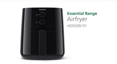 Philips LOW WATT Air Fryer HD9200/91 + Hand Mixer HR1552/50