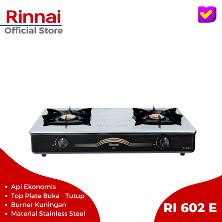 Rinnai RI-602E Kompor Gas 2 Tungku