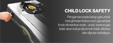 Rinnai RI-602E Kompor Gas 2 Tungku