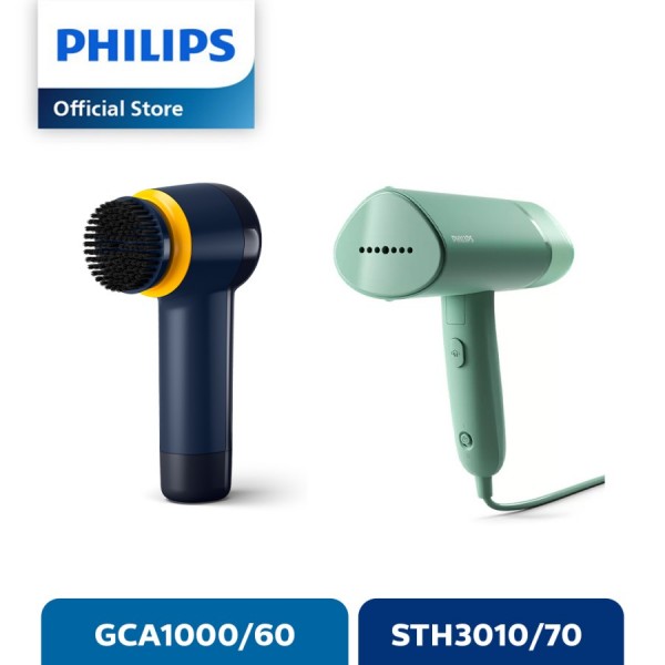 Philips Sneakers Cleaner GCA1000/60 + Handheld Steam Iron STH3010/70 - Bundling