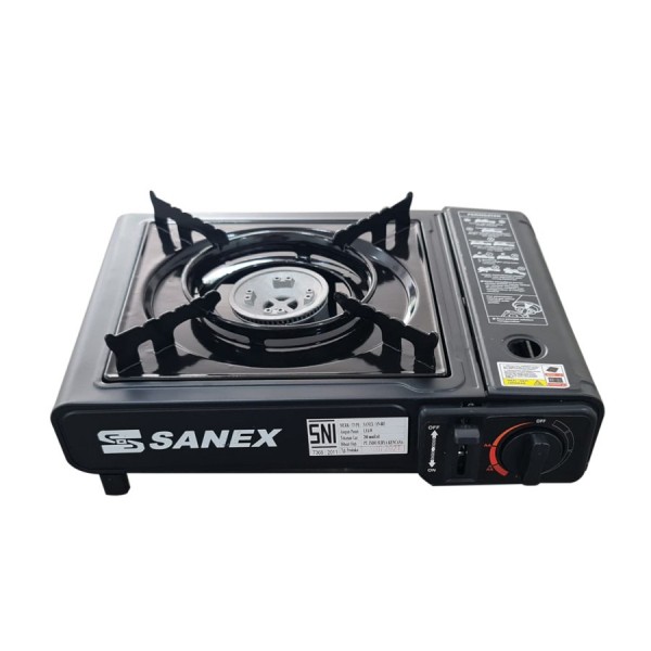 KOMPOR GAS PORTABLE 1 TUNGKU SANEX 2 IN 1 SN-883