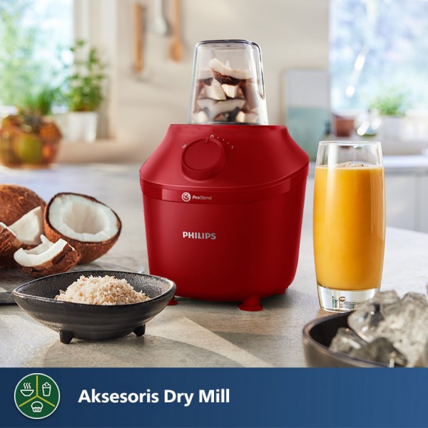 Philips Blender 3000 Series HR2042/13 - Kapasitas 1L - Reguler