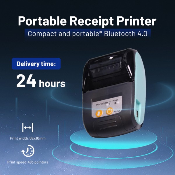 MINI PORTABLE PRINTER PPOB/KASIR 58MM THERMAL VSC MP-58M BLUETOOTH - STRUK KASIR DENGAN BATERAI