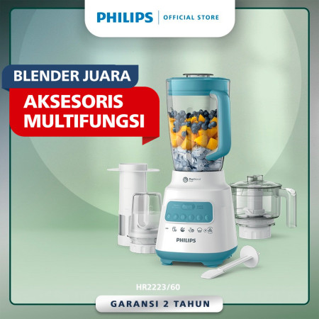 Philips Blender 5000 Series HR2223/60 - Misty Blue + Accessory - Regular
