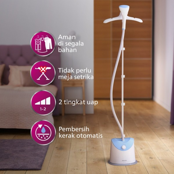 PHILIPS Easy Touch Stand Steamer GC482/25 - Regular