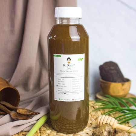 Jahe merah gula aren segar 1L made by order/Minuman jahe merah sereh - TANPA GULA, 500 ML