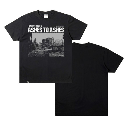 LAWLESS JAKARTA- ASHES T-SHIRT - BLACK