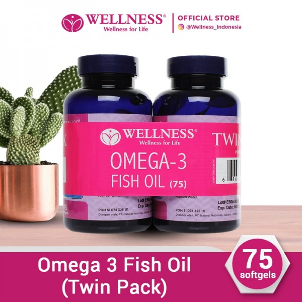 Wellness Omega-3 Fish Oil [75 Softgels]
