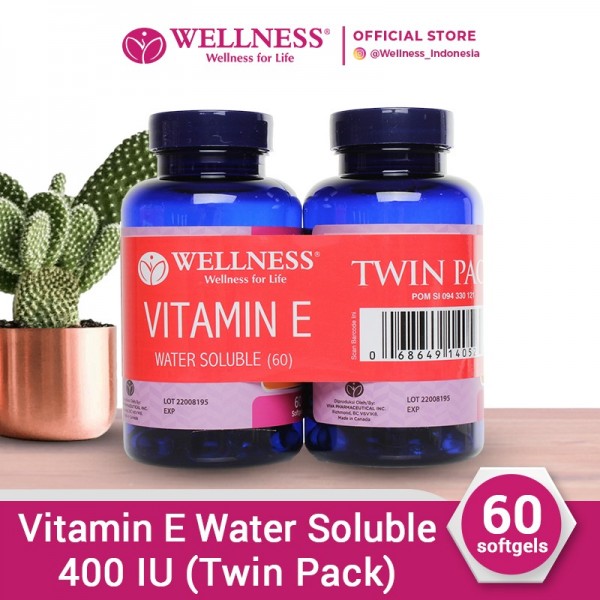 Wellness Natural Vitamin E 400 IU [60 Softgels]