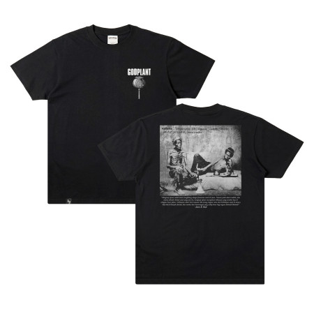 LAWLESS RECORDS - GODPLANT - PAPAVER SOMNIVERUM T-SHIRT - BLACK