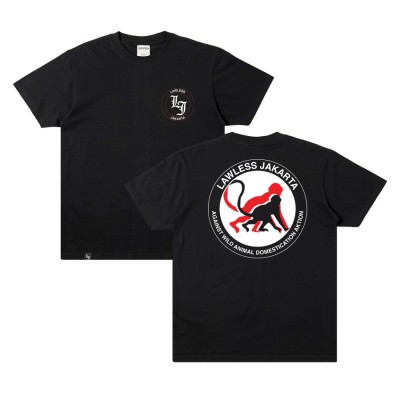 LAWLESS JAKARTA - WILDLIFE TSHIRT - BLACK