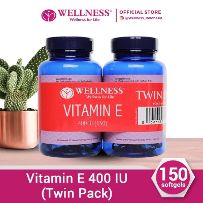 Wellness Natural Vitamin E 400 IU [150 Softgels]
